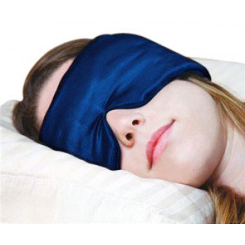Sleeping with a sleep mask
