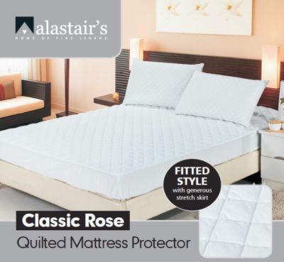 Alastairs Classic Rose Quilted Mattress Protector