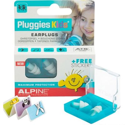 Alpine Pluggies Kids Reusable Ear Plugs