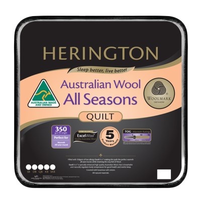 Herington All Seasons Australian Wool Quilt  Thumbnail Image
