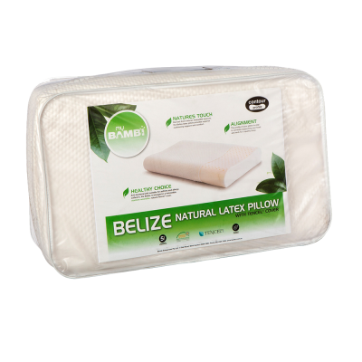 Bambi Belize Contoured Natural Latex Pillow Pacakging