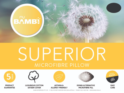 Bambi Superior Microfibre Pillow