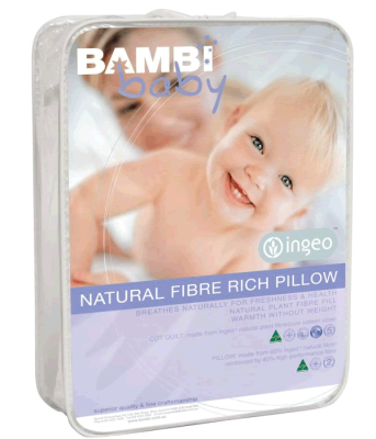 Bambi Baby Ingeo Plant Fibre Baby Pillow
