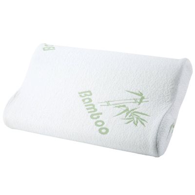 Contoured Memory Foam Pillow with Bamboo Cover