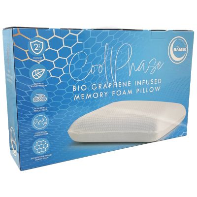 Bambi CoolPhase Bio Graphene Infused Memory Foam Pillow