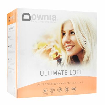 Downia Ultimate Loft 50% White Goose Down and Feather Quilt