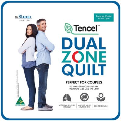 Couples Dual Zone Tencel Quilt Summer