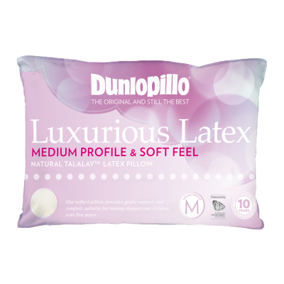 Dunlopillo Luxurious Latex Pillow Medium Profile and Soft Feel Thumbnail