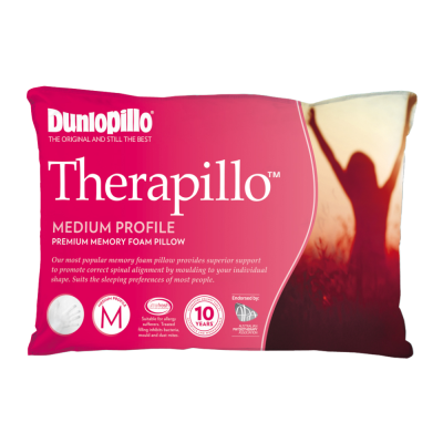 Dunlopillo Therapillo Premium Memory Foam Pillow Medium Profile Thumbnail