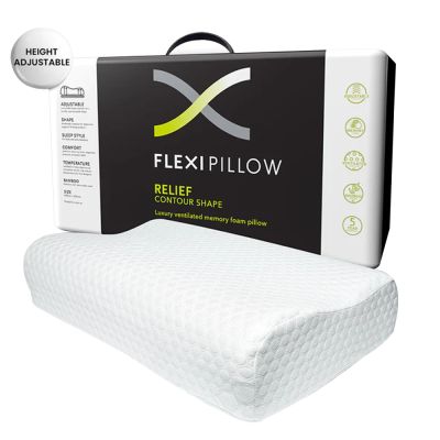 Flexi Pillow Relief Contoured Memory Foam Pillow