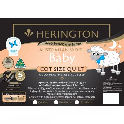 Herington Wool Baby Cot Quilt
