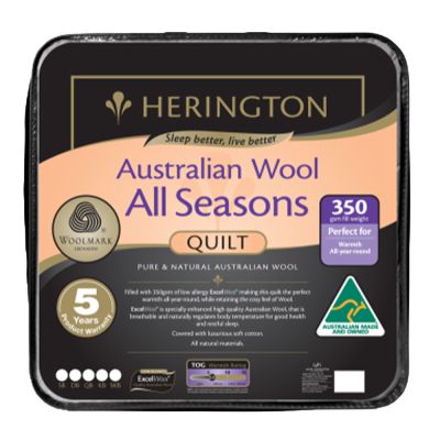 Herington All Seasons Australian Wool Quilt  Thumbnail Image