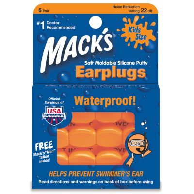 Mack's Moldable Kids Size Silicone Ear Plugs Main Image