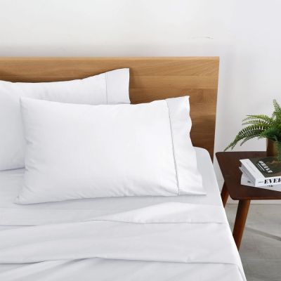 Natural Home Organic Cotton Sheet Set White