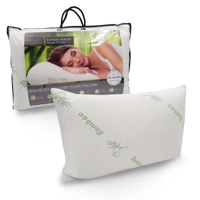 Anti Microbial Breathable Bamboo Covered Memory Foam Pillow Thumbnail