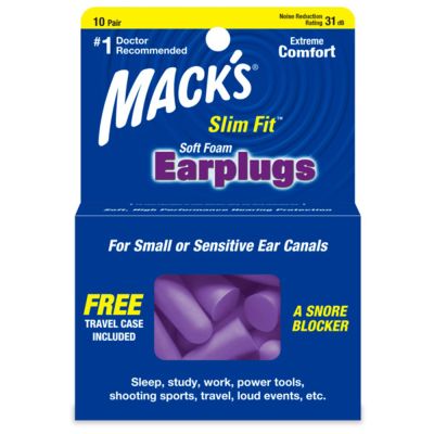 Mack's Safe Sound Slim Fit Soft Foam Ear Plugs