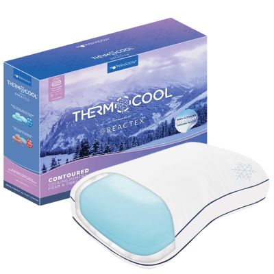 Moonshadow Thermocool Contoured Cooling Memory Foam Pillow New Thumbnail
