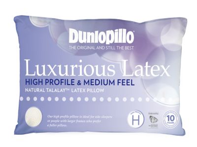 Dunlopillo Luxurious Latex Pillow High Profile and Medium Feel
