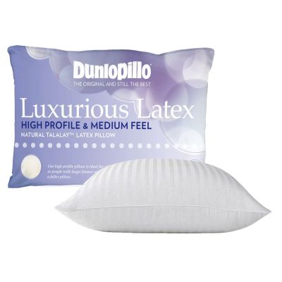 Dunlopillo Luxurious Latex Pillow High Profile and Medium Feel