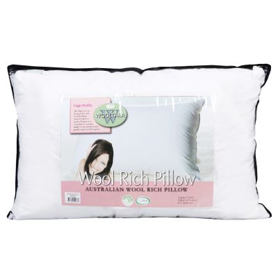 Wooltara Australian Wool Rich Pillow High Profile