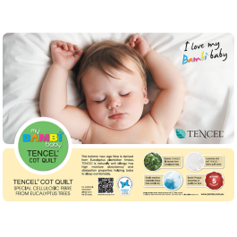 Bambi Baby Tencel Plant Fibre Toddler Cot Pillow Pillows