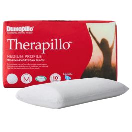 Dunlopillo Therapillo Premium Memory Foam Pillow Low Profile