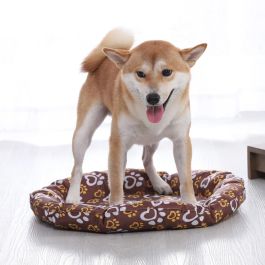 Charlie's Summer Pawtton Print Cooling Round Dog Bed