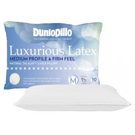 Dunlopillo Luxurious Classic Latex Pillow Medium Profile and