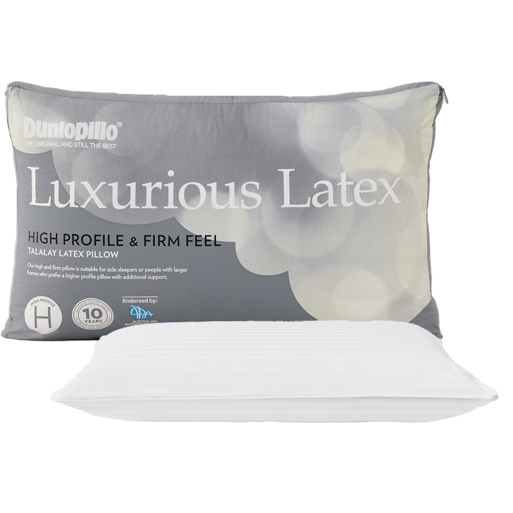 Dunlopillo Luxurious Latex Pillow High Profile and Firm Feel