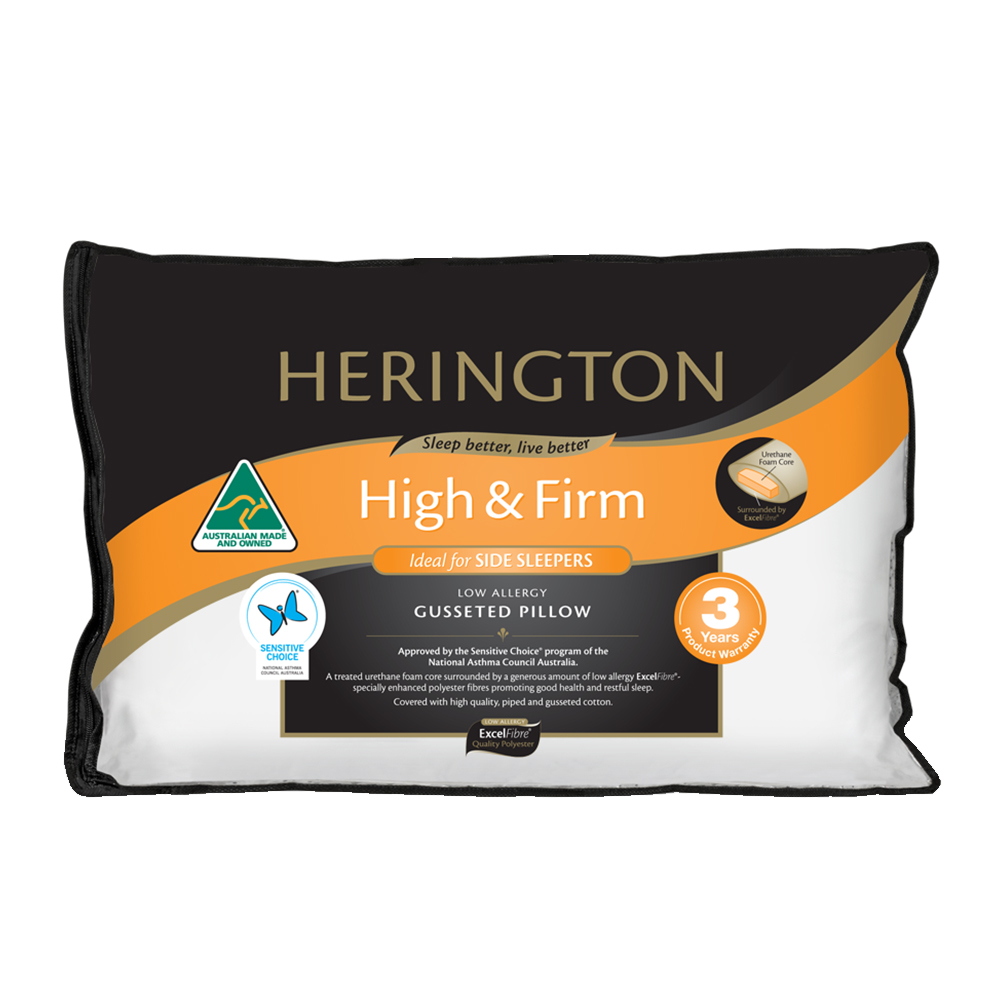 Herington ExcelFibre Gusseted Pillow - Profile and Firmness Options