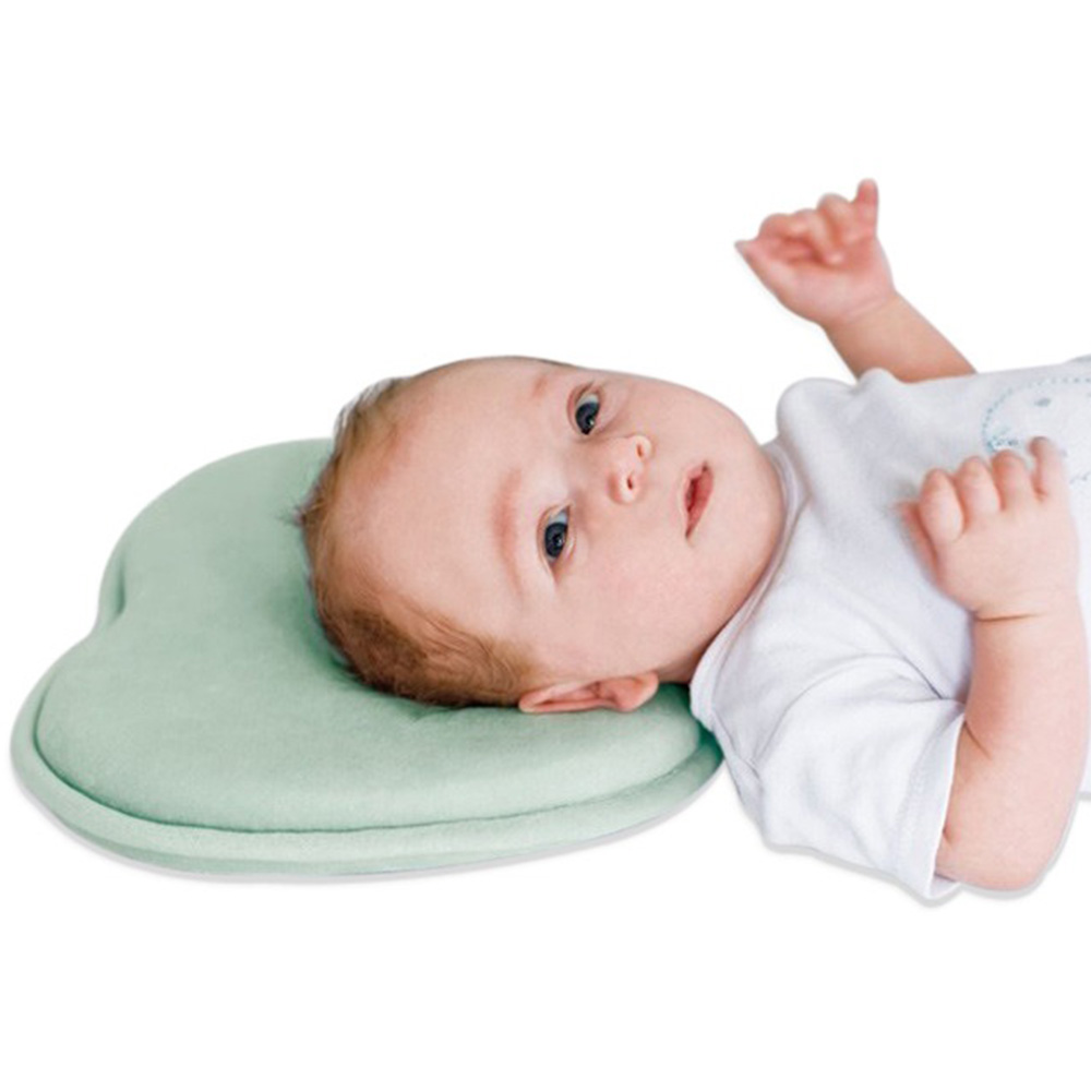 Mije Baby Head Rest Flat Head Pillow Green Cot Pram Car ...