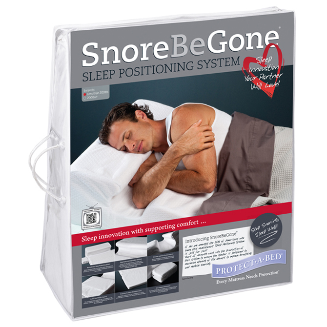 SnoreBeGone Anti Snoring Pillow Sleep Positioning System eBay