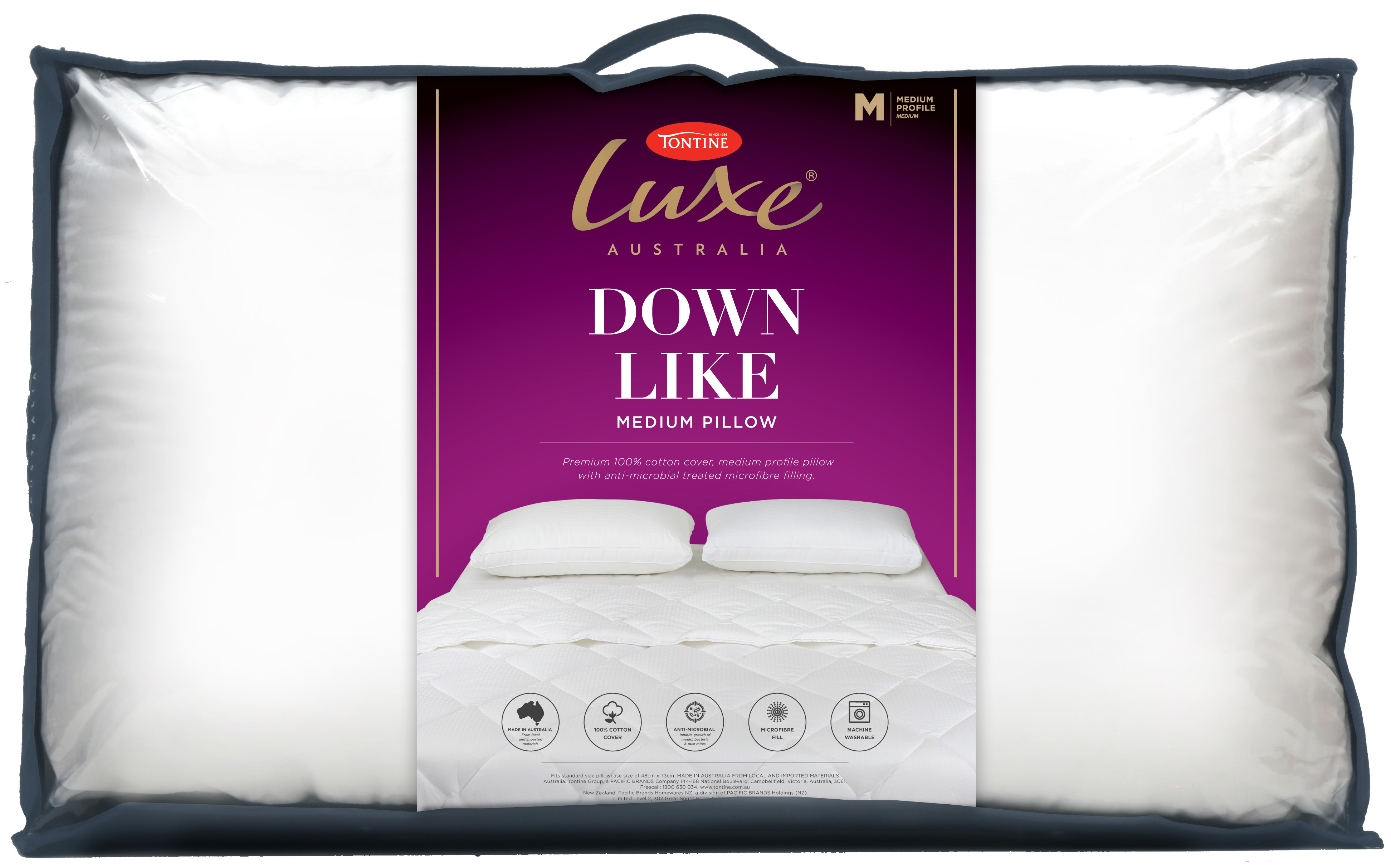 Tontine Luxe Down Like Pillow with Profile Options eBay
