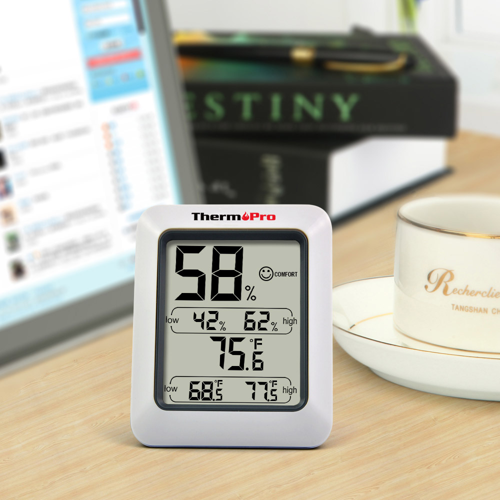 ThermoPro Digital Thermometer and Humidity Level Hygrometer