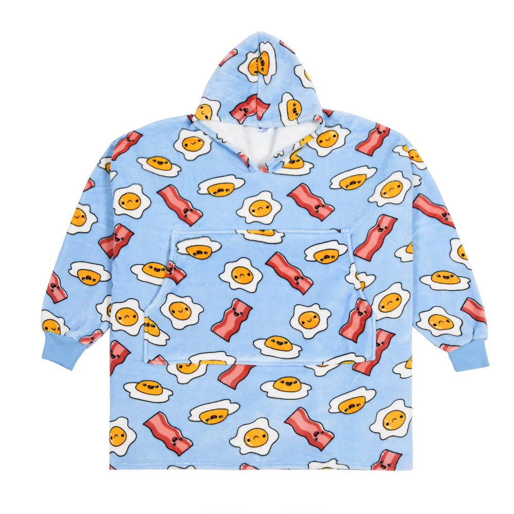 Uggowear Giant Hoodie Wakey Wakey Blue