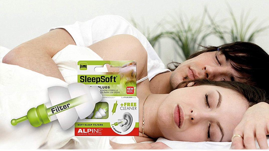 Alpine SleepSoft Reusable Sleeping Ear Plugs Ear Plugs