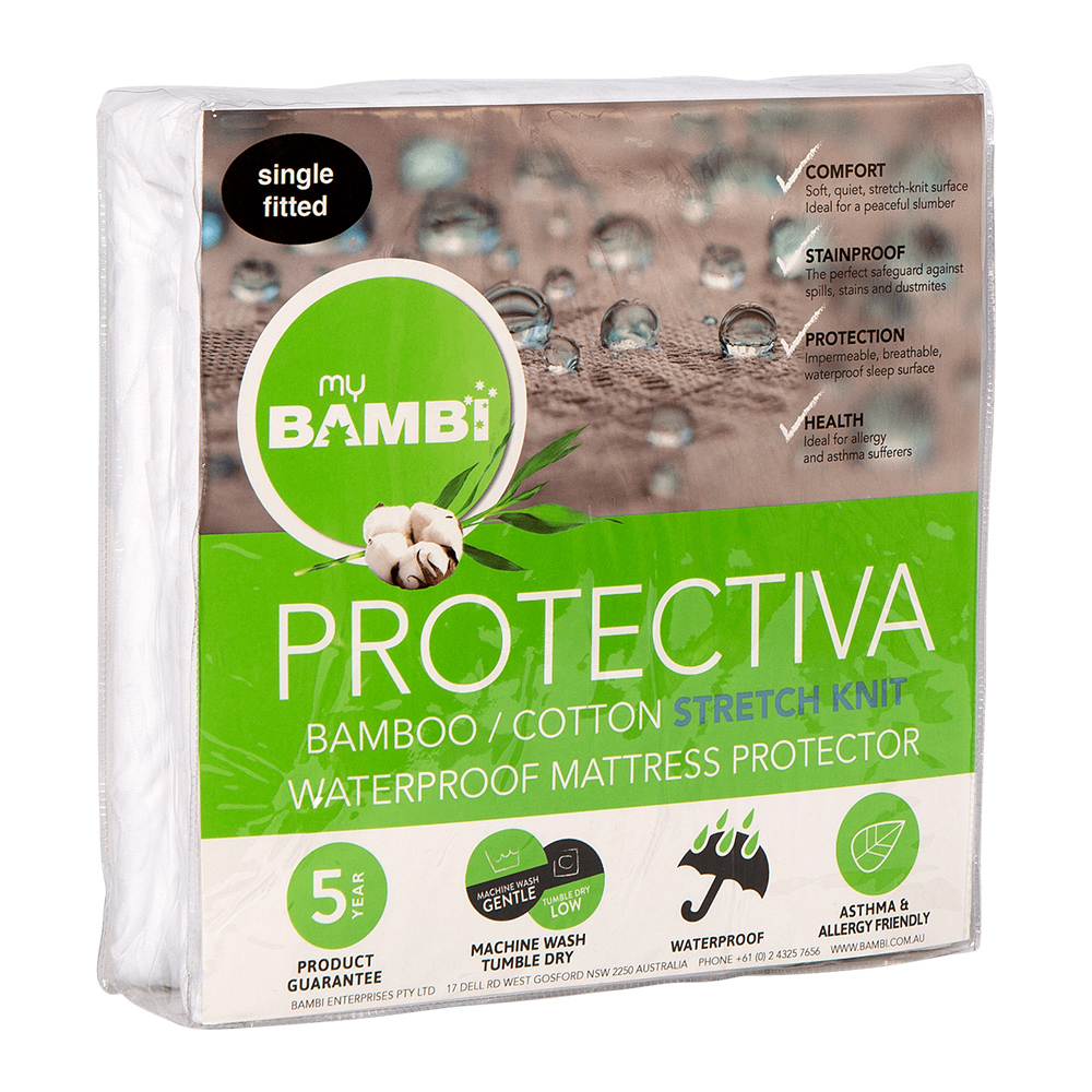 Bambi Protectiva Waterproof Stretch Knit Mattress Protector Mattress