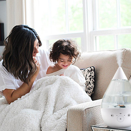 Crane Drop Ultrasonic Air Humidifier and Sound Machine