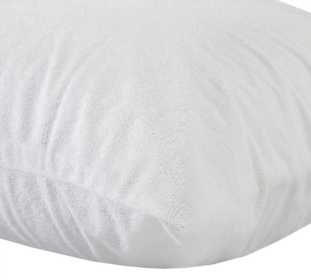 Waterproof Cotton Terry Towelling Pillow Protector Twin Pack