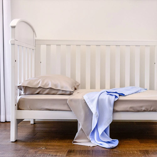 Eastwind Sateen Organic Bamboo Baby Cot Sheet Set