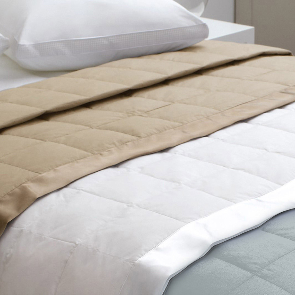 Fairydown Espresso 50 White Duck Down Blanket