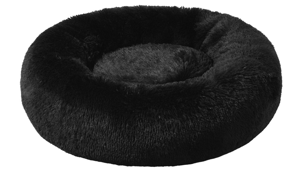 Paw Paws Non Slip Plush Faux Fur Pet Donut Bed