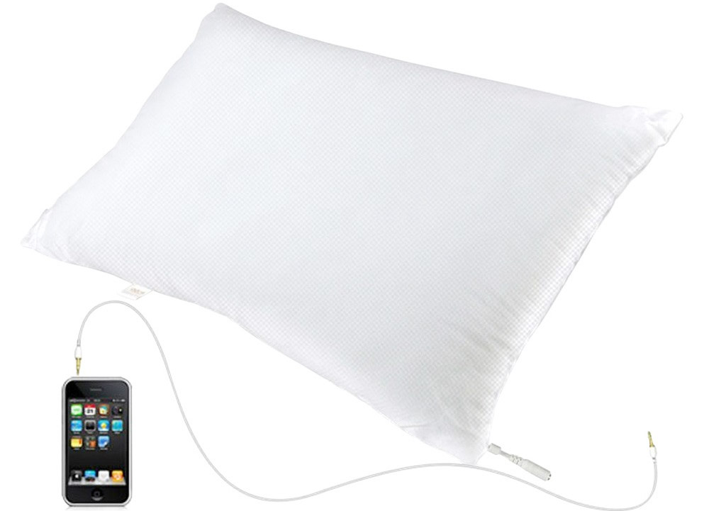 travel pillow with stereo speakers