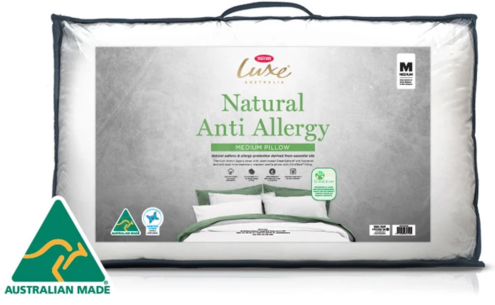 Tontine Luxe Natural Anti Allergy Pillow Medium